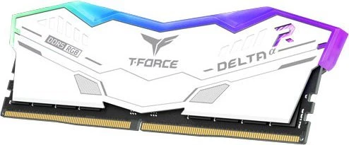 TeamGroup T-Force DELTAα RGB weiß UDIMM 32GB Kit, DDR5-6000, CL30-36-36-76, X8