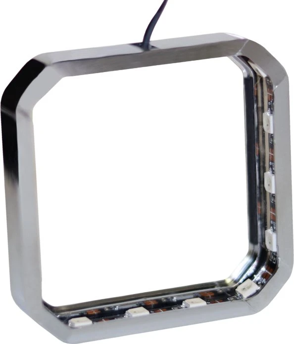Alphacool Aurora XPX Digital RGB Frame verchromt