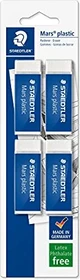 Staedtler Radierer Mars plastic, weiß, 4er-Pack