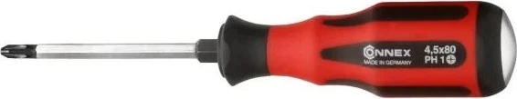 Connex COX356001 Profi Kreuzschlitz Schraubendreher, PH1x80mm