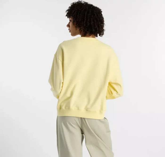 New Balance French Terry Crew Sweatshirt parchment (Damen)