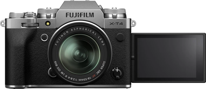 Fujifilm X-T4 silber mit Objektiv Fujinon XF 18-55mm 2.8-4.0 R LM OIS
