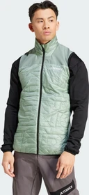 adidas Terrex Xperior Varilite Hybrid PrimaLoft Funktionsweste silver green (Herren)
