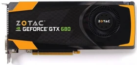 Zotac GeForce GTX 680, 2GB GDDR5, 2x DVI, HDMI, DP