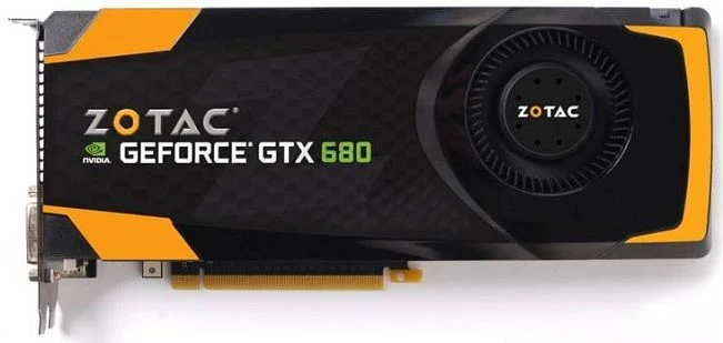 Zotac GeForce GTX 680, 2GB GDDR5, 2x DVI, HDMI, DP