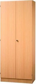 Hammerbacher Schrank 5OH V6100, Streifengriff, buche, Schrankwand
