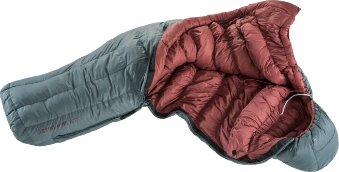 Deuter Astro Pro 400 SL Mumienschlafsack teal/redwood