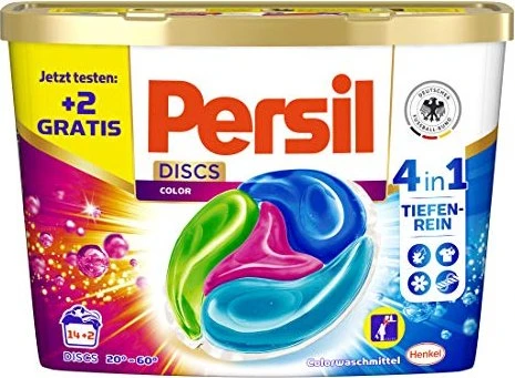 Persil Color Tiefenrein Disc Waschmittel, 16 Stück