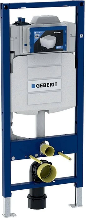 Duofix Element für Wand-WC, 120cm, mit Sigma UP-Spülkasten 12cm (UP320), mit HS30 Hygienespülung, 2 Wasseranschlüsse
