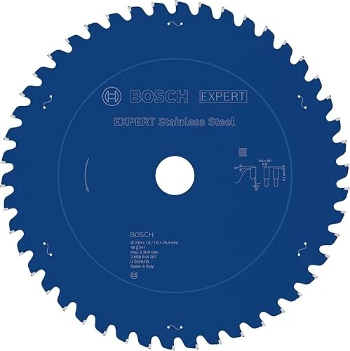 Bosch Professional Expert for Stainless Steel Kreissägeblatt 46Z, 230x1.6x25.4mm, 1 Stück