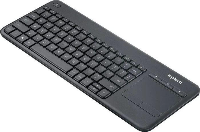 Logitech K400 Professional Wireless Touch Keyboard schwarz, USB, DE