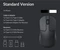 Keychron M3 mini Wireless Mouse schwarz, USB/Bluetooth Vorschaubild