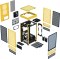Thermaltake The Tower 200 Bumblebee, gelb, Glasfenster, Mini-ITX Vorschaubild