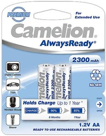 Camelion AlwaysReady Mignon AA NiMH 2300mAh, 2er-Pack