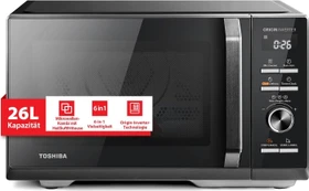 Toshiba MW3-AC26SFI-BK Mikrowelle mit Grill/Heißluft schwarz