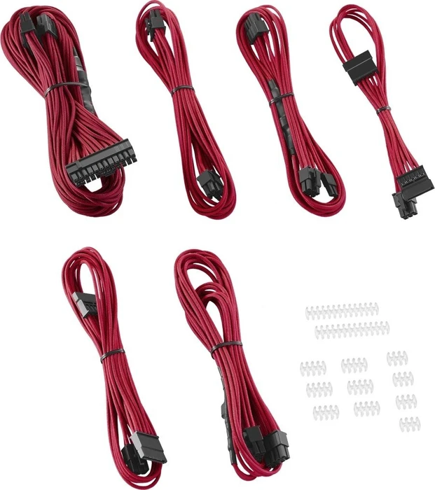 CableMod C-Series ModFlex Essentials Cable Kit, RMi, RMx, rot