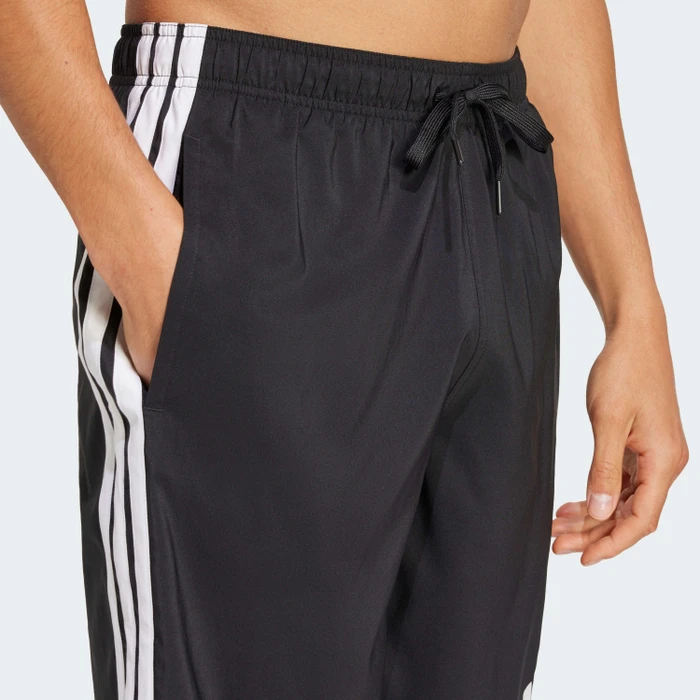 adidas 3-Streifen 8-Inch Badeshorts schwarz/weiß (Herren)