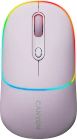Canyon OnClick 22 / MW-22 Dual-Mode Wireless Mouse rosa, USB/Bluetooth