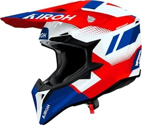 Airoh Wraaap Vision rot/weiß/blau