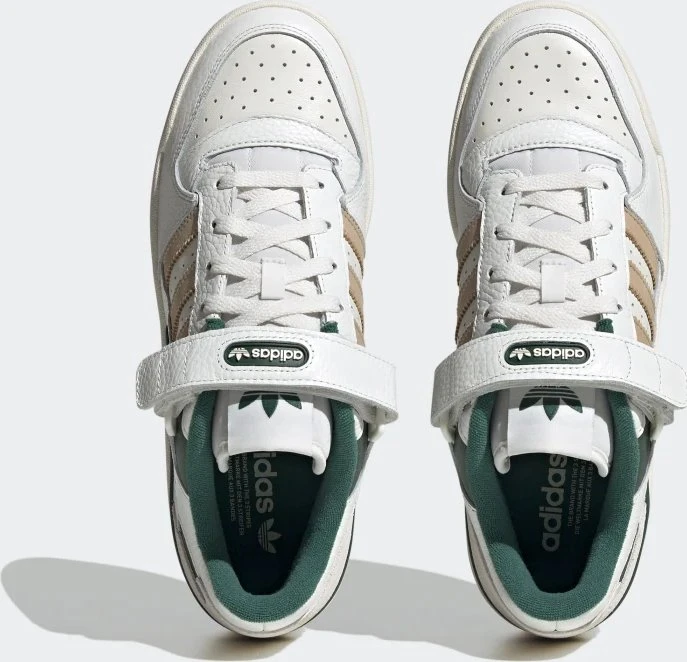 adidas Forum Low dark green/core white/magic beige