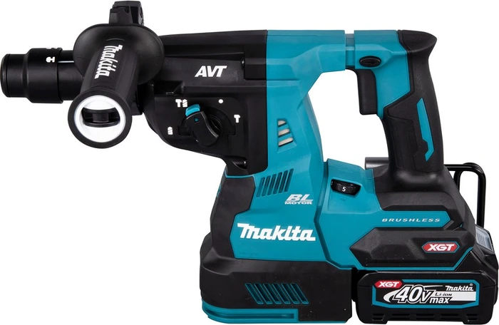 Makita HR004GD201 XGT Akku-Bohr-/Meißelhammer inkl. MAKPAC + 2 Akkus 2.5Ah