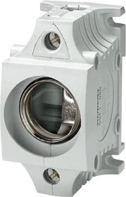 Siemens DIAZED-Sicherungssockel Größe DII Formstoff, 1-polig berührungsgeschützt (BGV A2) Zugang: Doppelfunktionsklemme Abgang: Rahmenklemme 25A AC 500V