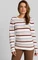 Tom Tailor Rundhalsausschnitt Strickpullover violett (Damen) Vorschaubild
