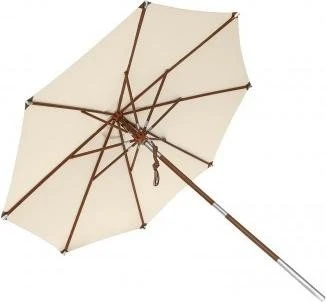 anndora Mittelmastschirm mit Knicker 300cm natural
