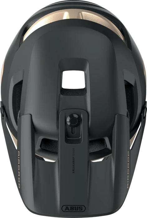 ABUS AirDrop MIPS Fullface-Helm schwarz/gold
