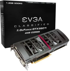 EVGA GeForce GTX 560 Ti 448, 1.25GB GDDR5, 2x DVI, Mini HDMI