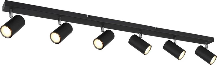 Globo Robby Spot 6-flammig schwarz