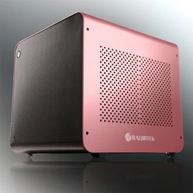 Raijintek Metis Evo ALS, rosa/schwarz, Mini-ITX