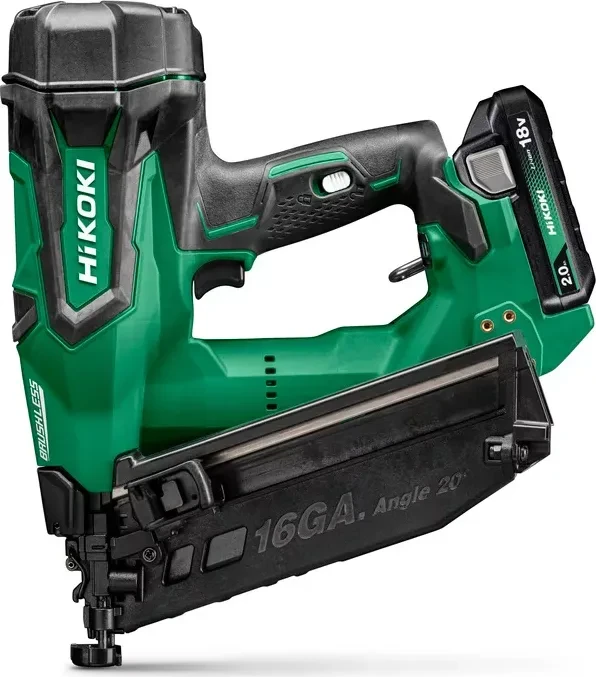 Hikoki NT1865DAWYZ Akku-Nagler inkl. Koffer + 2 Akkus 2.0Ah