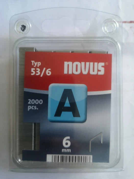 Novus Typ 53 Tacker-Klammern, 6x11.3mm, 2000 Stück
