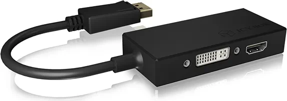 RaidSonic Icy Box IB-AC1031 DisplayPort 1.2 auf HDMI/DVI/VGA Adapter