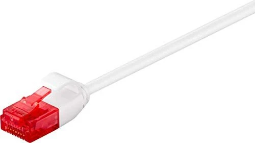 MicroConnect Slim Patchkabel, Cat6, U/UTP, RJ-45/RJ-45, 0.5m, weiß