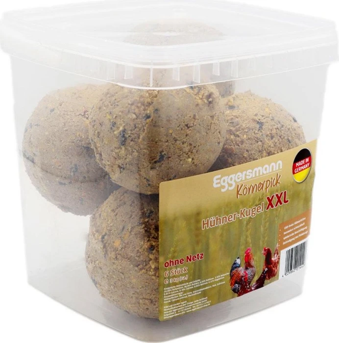 Eggersmann Körnerpick Hühner-Kugel XXL ohne Netz 6 Stück