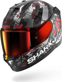 Shark Skwal i3 schwarz/grau/rot/silber