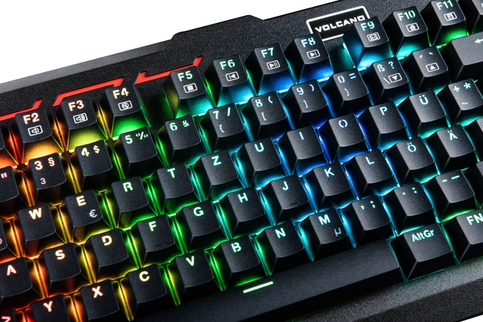 Modecom Volcano Hammer RGB, LEDs RGB, Gaote Outemu BLUE, USB, DE