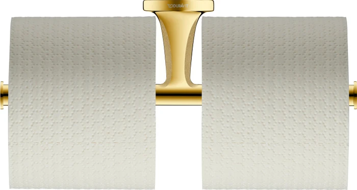 Duravit Starck T Papierrollenhalter gold poliert