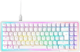 NZXT Function Elite MiniTKL, matt weiß, LEDs RGB, hot-swap, NZXT Magnetic, USB, DE (KB-101NW-DE)