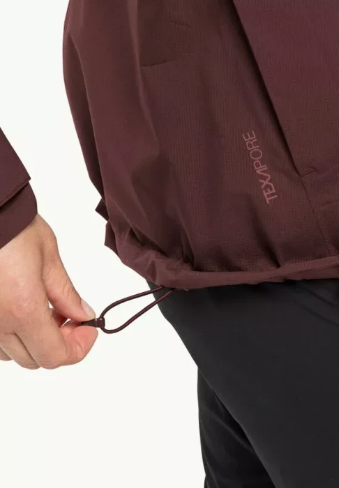 Jack Wolfskin Elsberg 2.5L Funktionsjacke dark maroon (Damen)