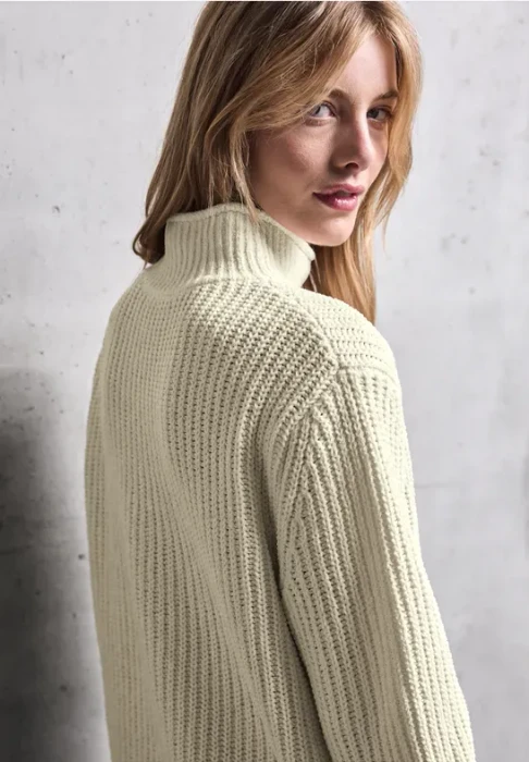 Street One Turtleneck Pullover soft beige (Damen)