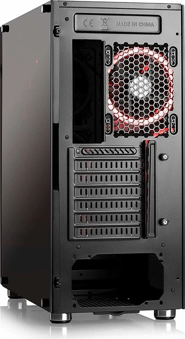 CSL-Computer BoostBoxx Argo, schwarz, Glasfenster
