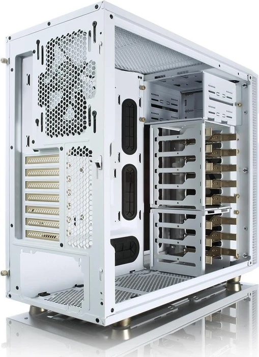 Fractal Design Define R5 White & Gold Limited Edition, Acrylfenster, schallgedämmt