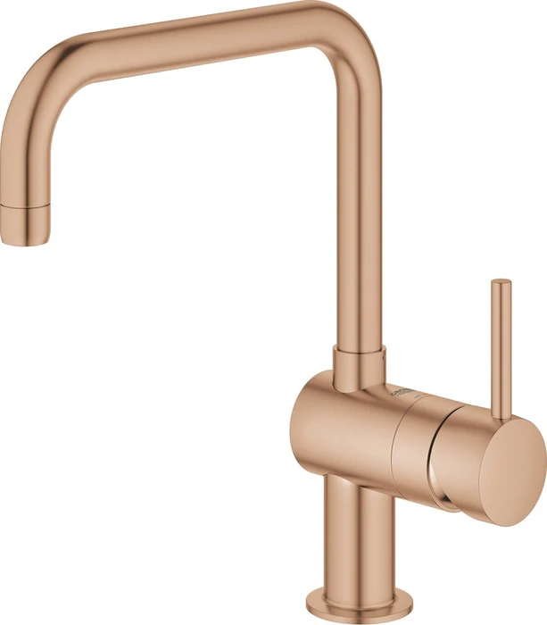 Grohe Minta U-Auslauf warm sunset gebürstet