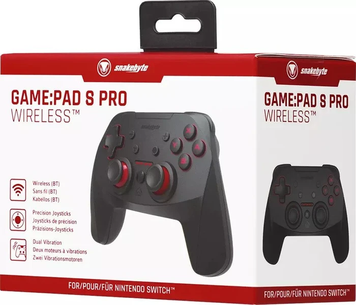 Snakebyte Game:Pad S Pro schwarz (Switch 2/Switch)