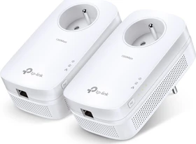 TP-Link Powerline AV1200 Passthrough Starter Kit, HomePlug AV2, RJ-45, 2er-Pack (TL-PA8015PKIT)