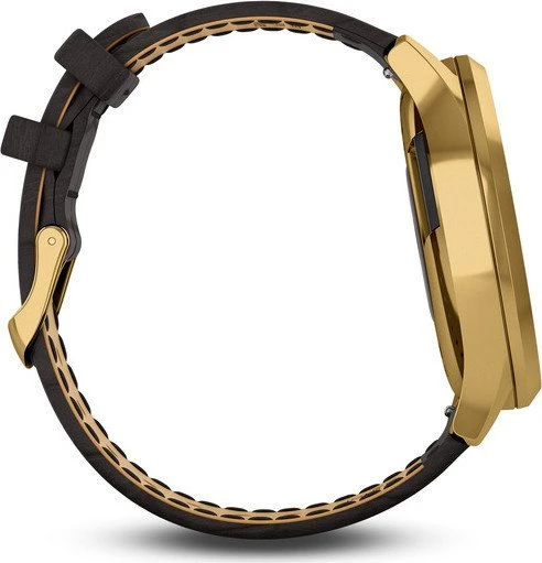 Garmin vivomove HR Premium Aktivitäts-Tracker gold/schwarz