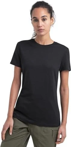 Icebreaker Merino 150 Tech Lite III Funktionsshirt kurzarm schwarz (Damen)